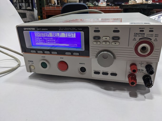 GW Instek GPT-9804 Electrical Safety Analyzer / Tester {WHSE2.29C}