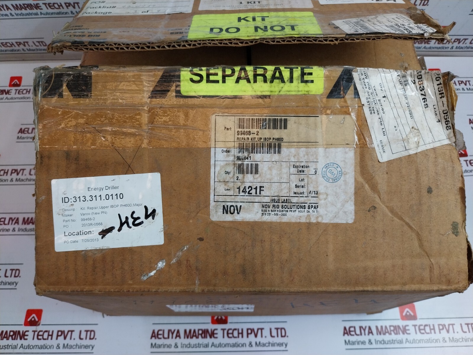 NOV 99468-2 UPPER&LOWER IBOP Repair Kit for Varco Top Drive