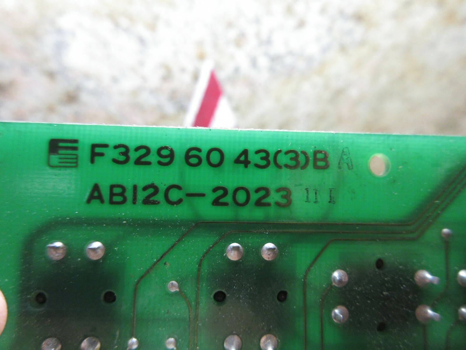 FUJI CIRCUIT BOARD F329 60 43 (3)B AB12C-2023 11K KS-MB963A 42 CONTROL PANEL