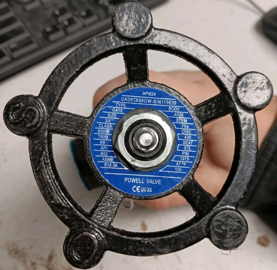 Powell GA08TA58GW Gate Valve 3/4″