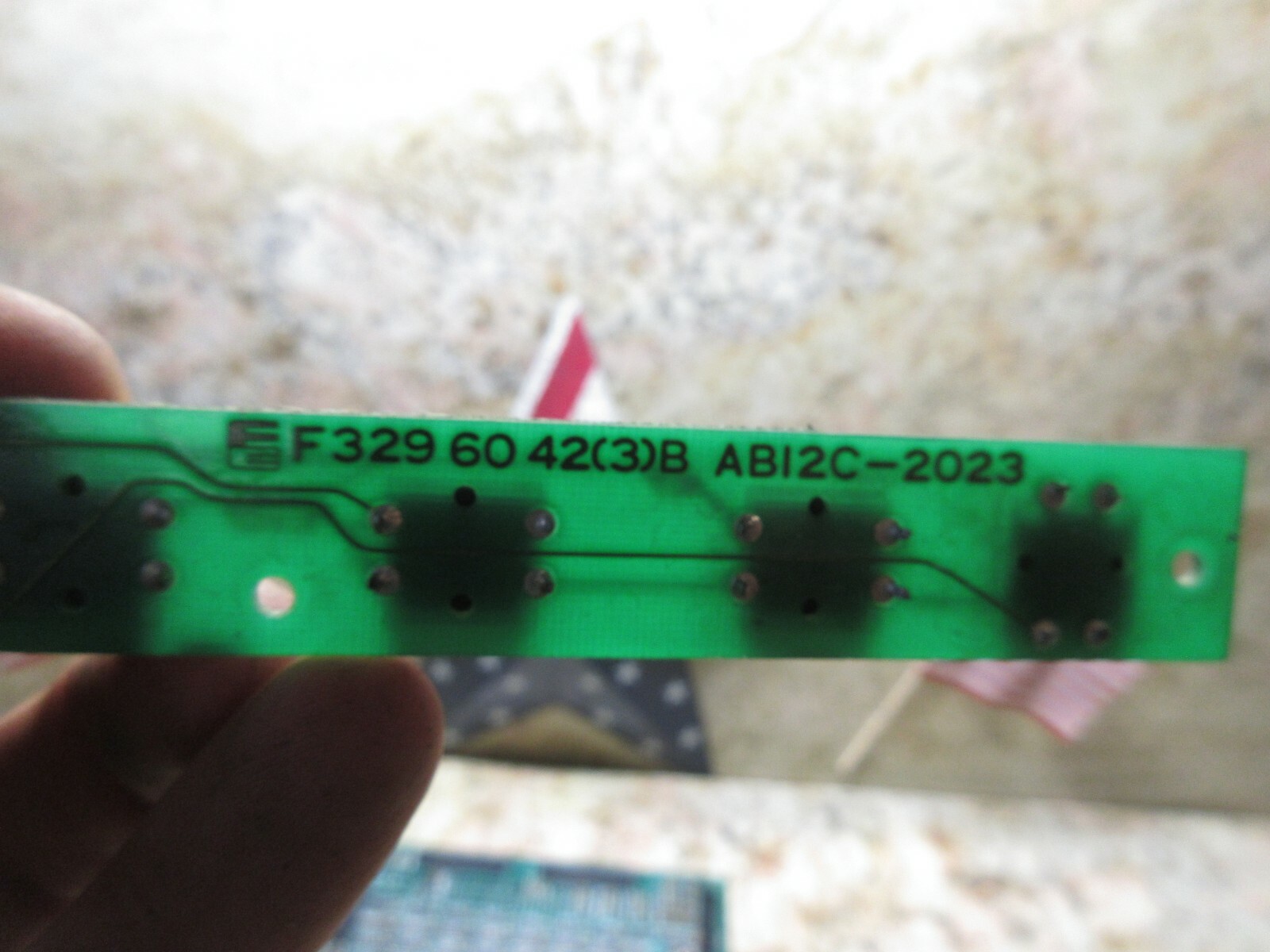 FUJI CIRCUIT BOARD F329 60 43 (3)B AB12C-2023 11K KS-MB963A 42 CONTROL PANEL