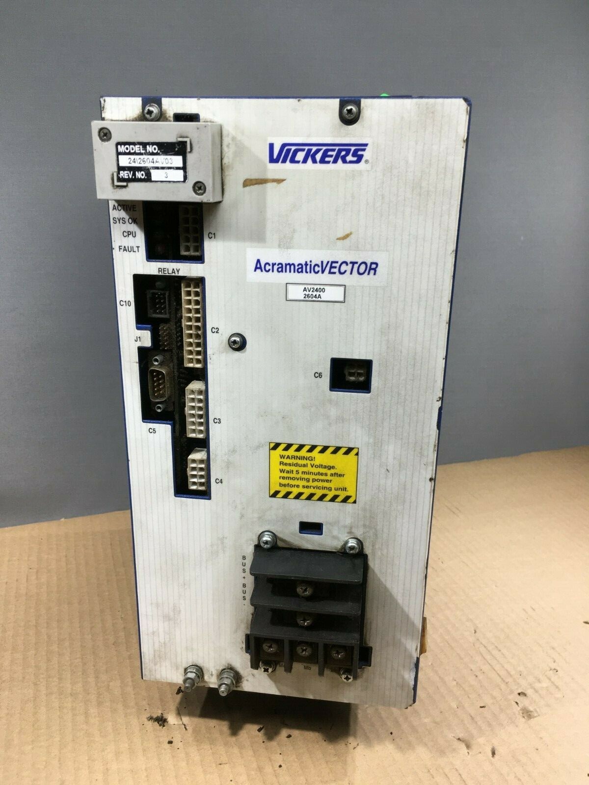 VICKERS ACRAMATIC VECTOR DRIVE AV2400 2604A AV24002604A ACRAMATICVECTOR