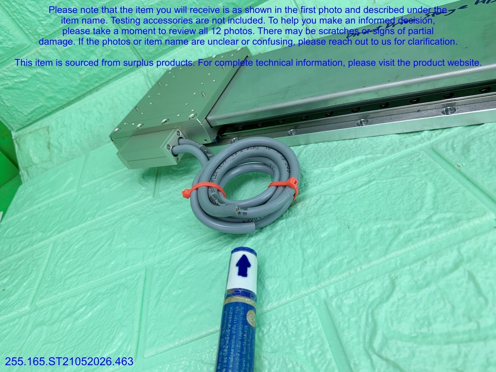 Jenny Science LINAX Lxe 250F40 Direct Motor MISSING Plug as in photos, sn:9206.