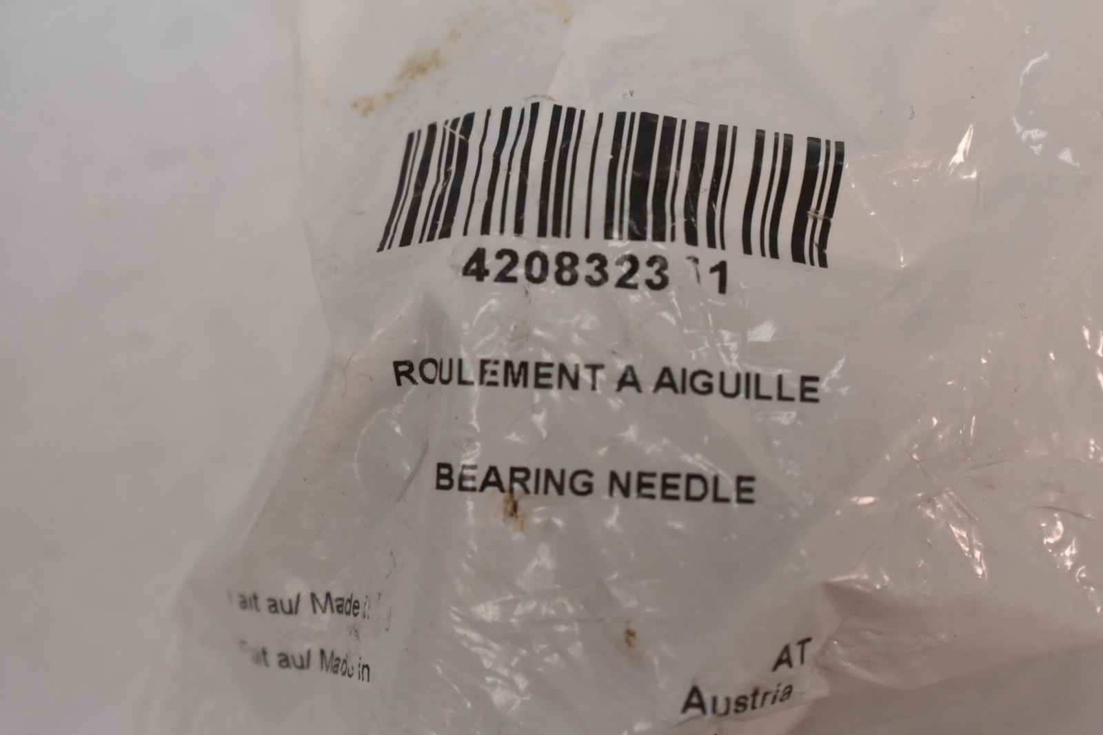 New OEM Can-Am NEEDLE ROLLER BEARING WITH SLEEVES ASSEMBLY 420832351