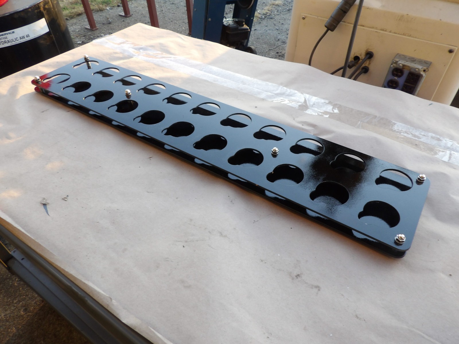 Die Holder for 2″ OD Ironworker die sets * Holds 22 Die sets !!!
