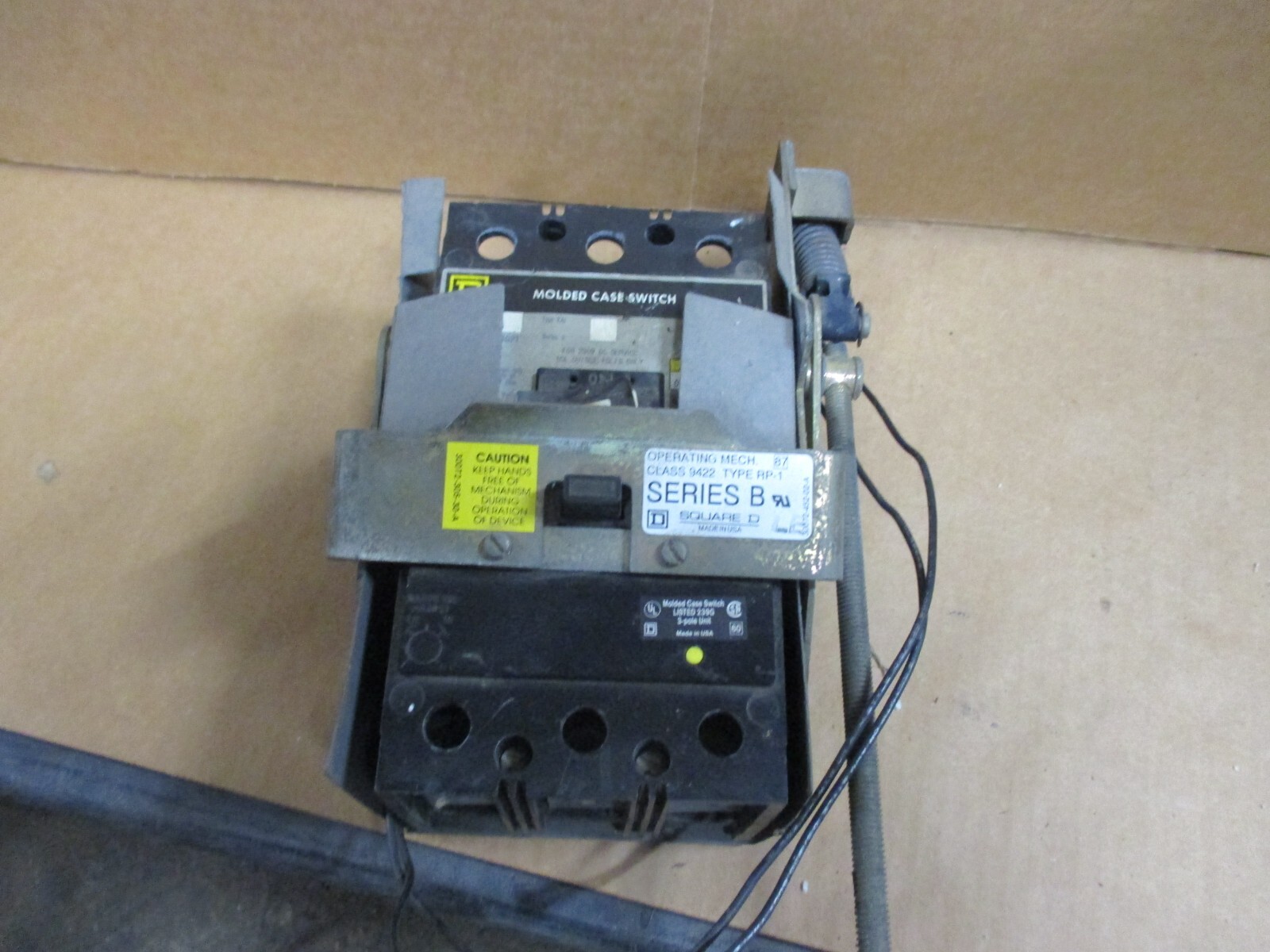 SQUARE D 250 AMP BREAKER KHL3600M1021 USED