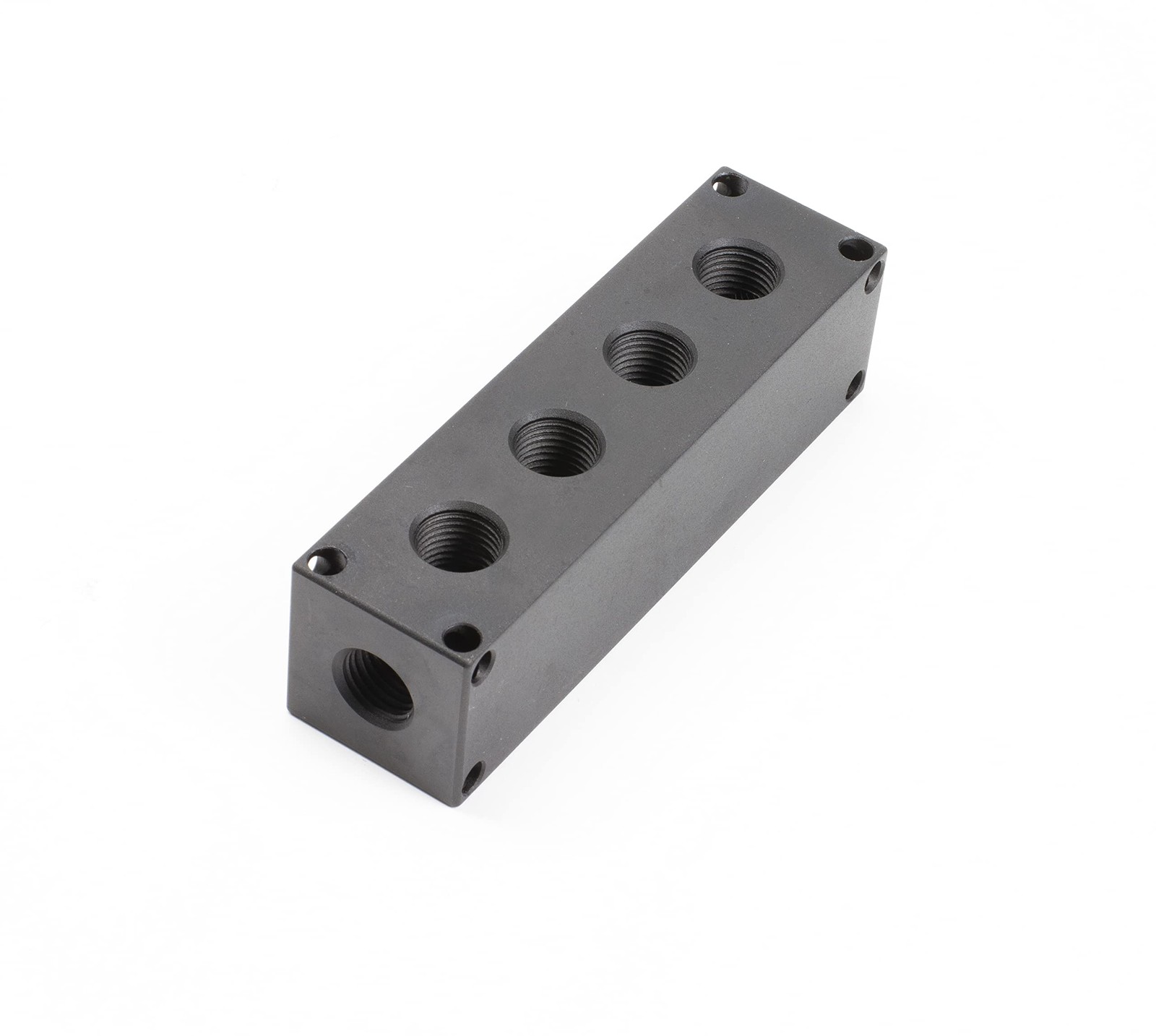Viair 92820 Six Port Black Manifold with Mounting Bracket and Hardware