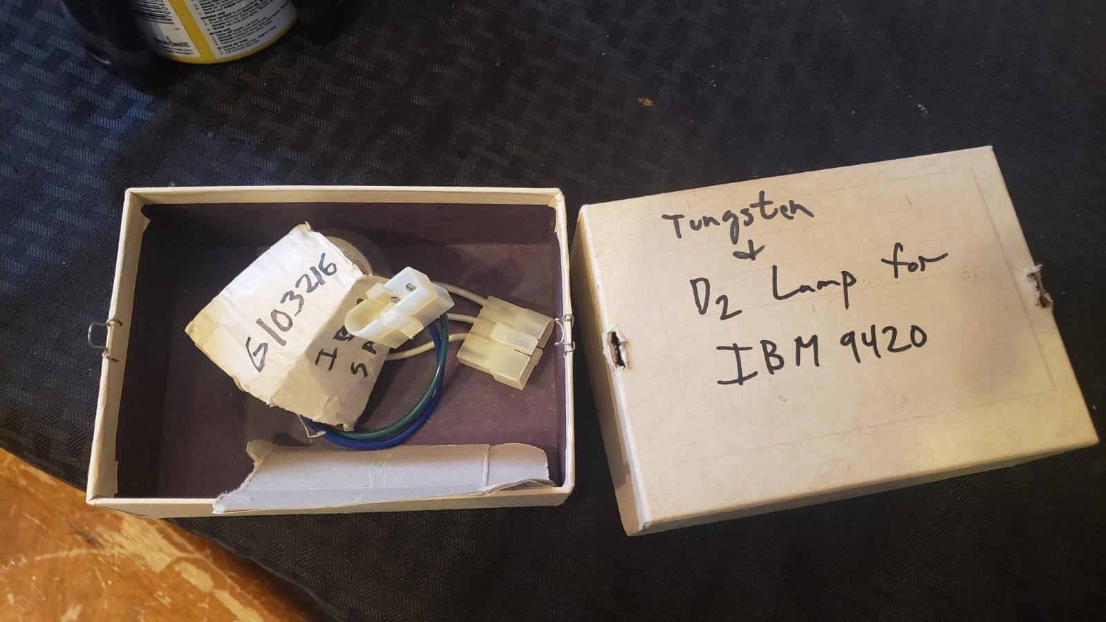 NEW Old Stock HAMAMATSU DEUTERIUM LAMP L1473 Light UV for IBM 9420 D2 G103216 +