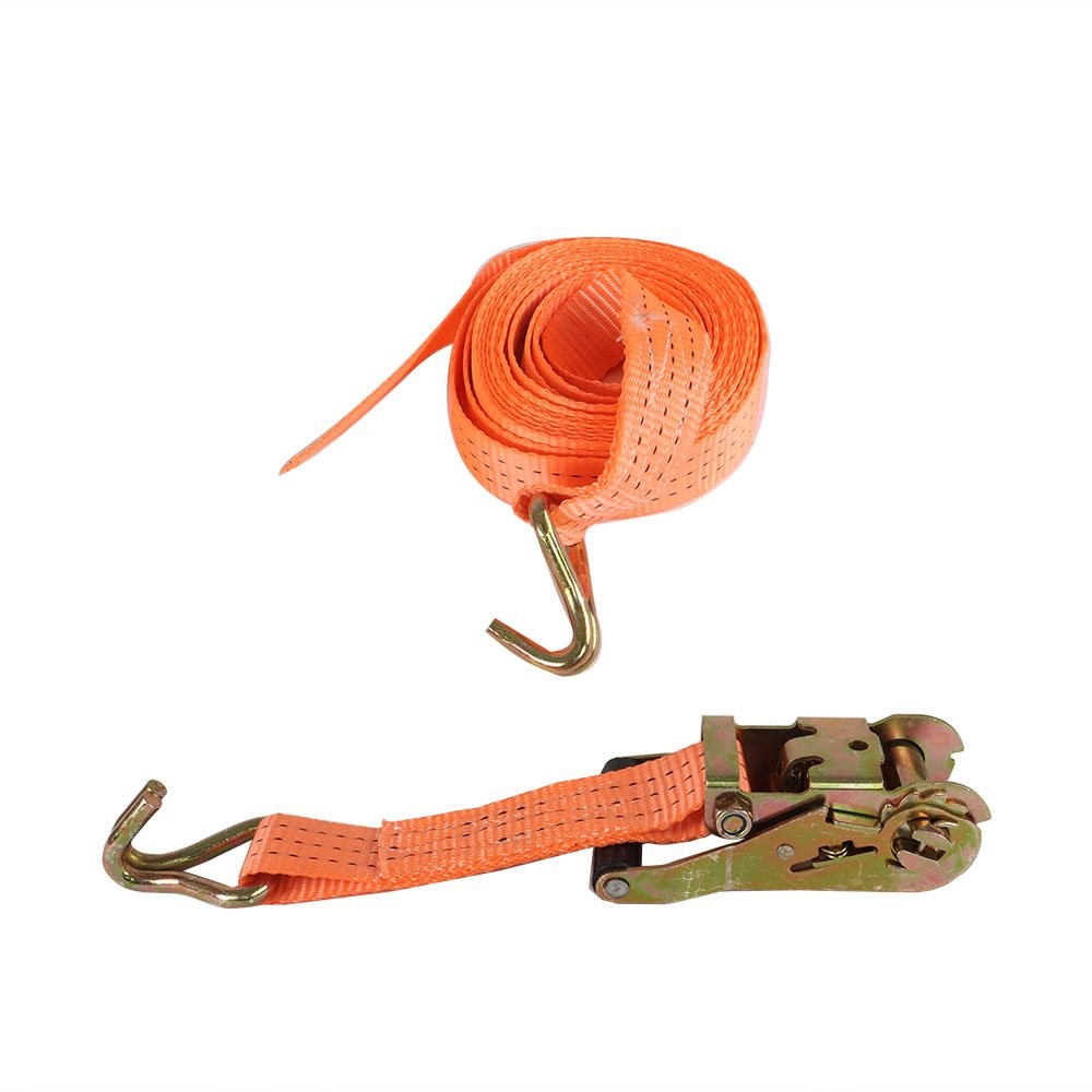 4 Set 1.5″ x 15′ Ratchet Straps 4000 lb J Hook Heavy Duty Tie Downs New