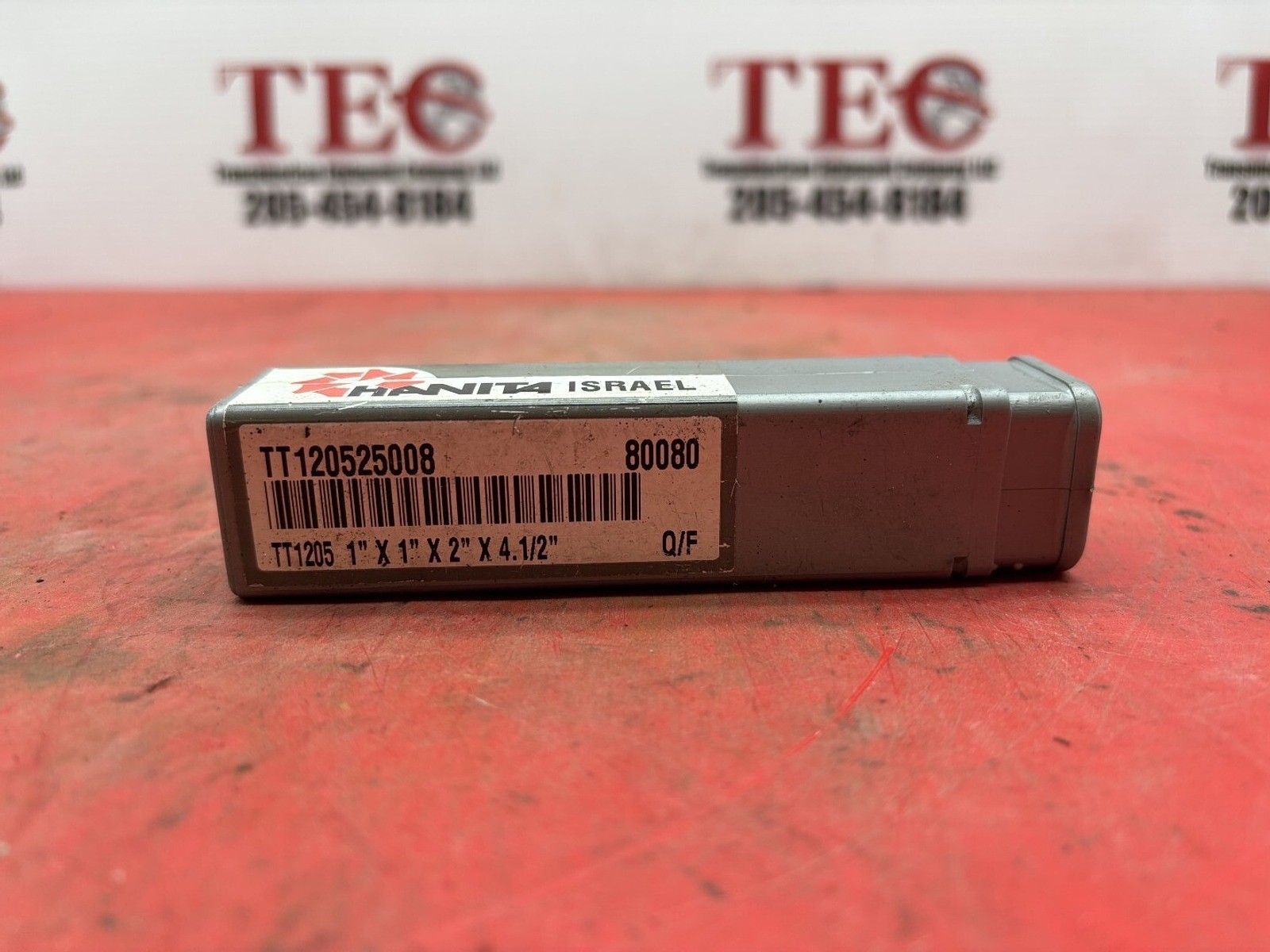 HANITA 1205 M-42 1” x1” x2”Lead 5.450 End Mill 4 Flute Israel