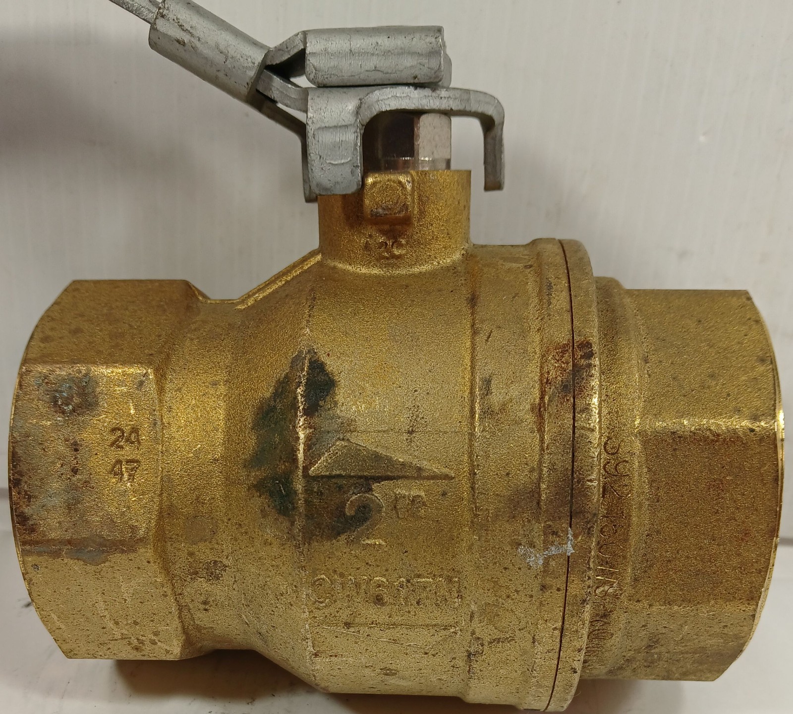 1 NEW RUB 619B 600 CWP PN40 DN50 2” BRASS BALL VALVE NNB ***MAKE OFFER***