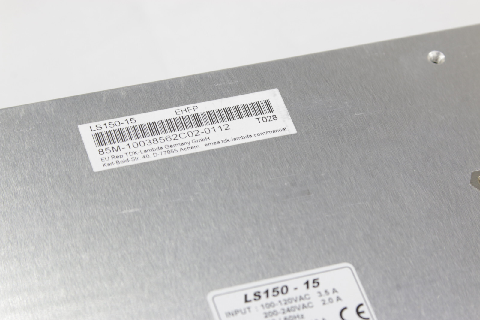 TDK Lambda LS150-15 Power Supply AC/DC Converter 15V 150W – NEW Open Stock