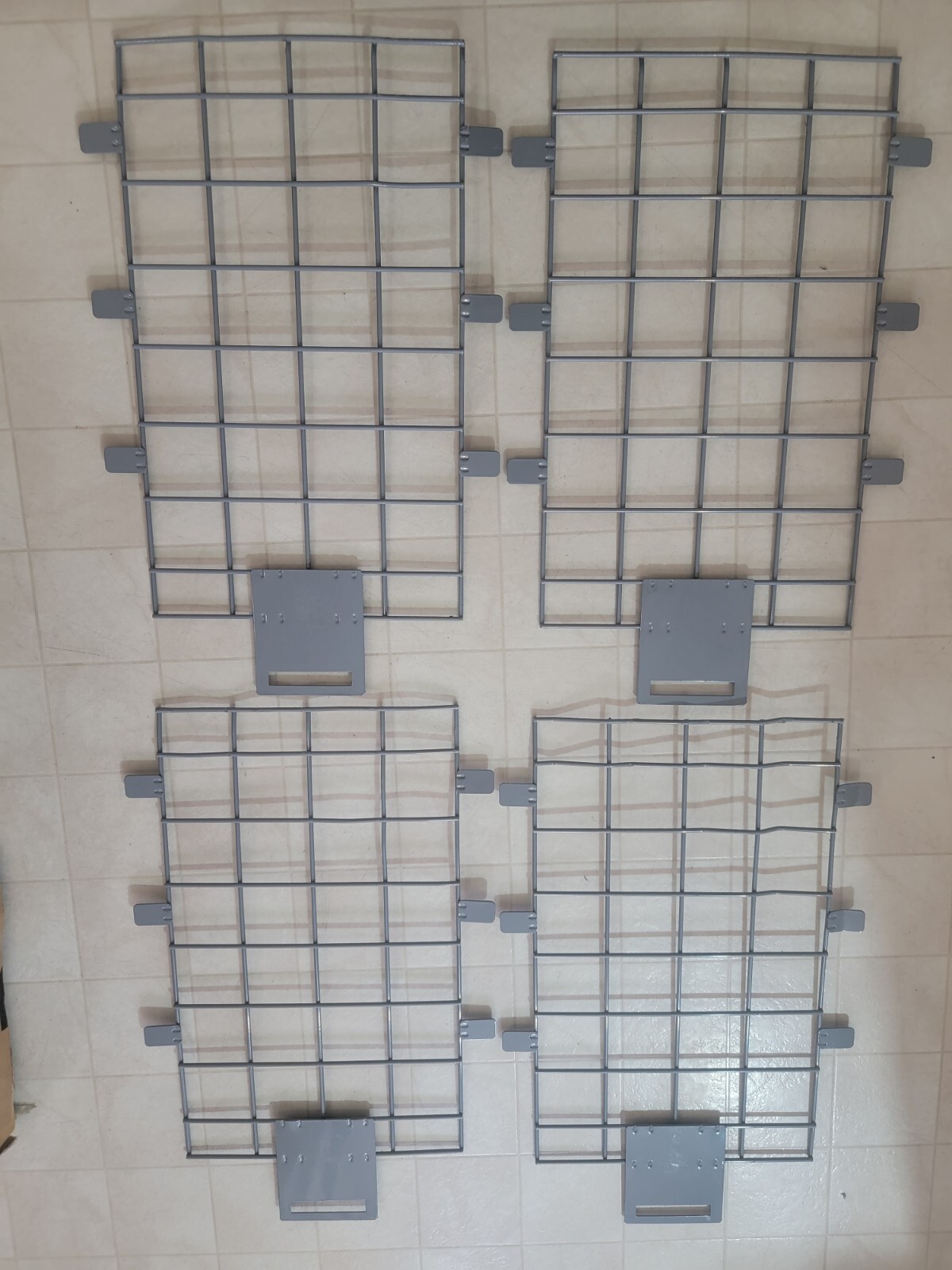 4 Panel Security Grid HOM191500 Gray 20″T x 12″W. (23″ Tall w/ Top)