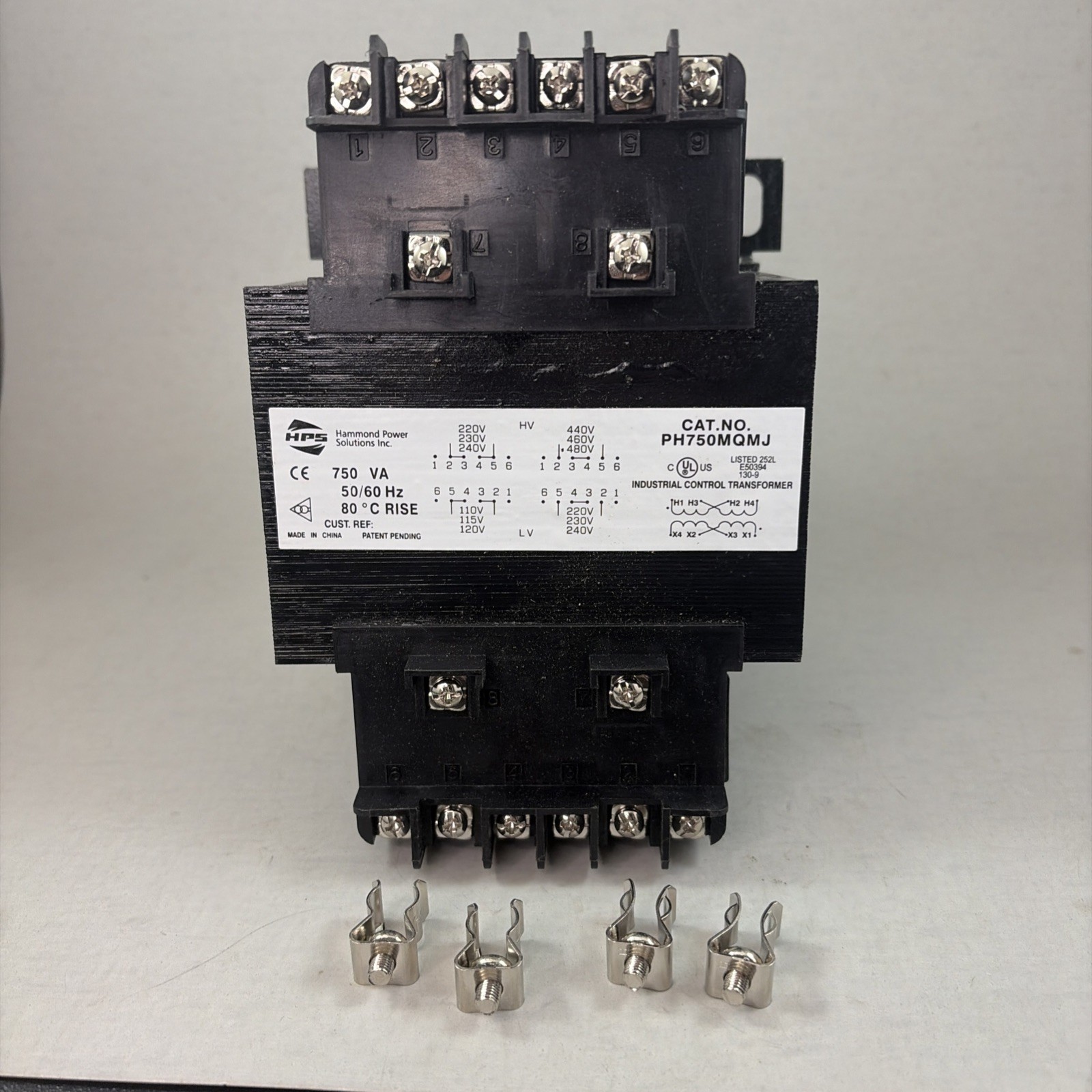 Hammond Power Solution PH750MQMJ Control Transformer .750VA 80°C Rise 47003HM