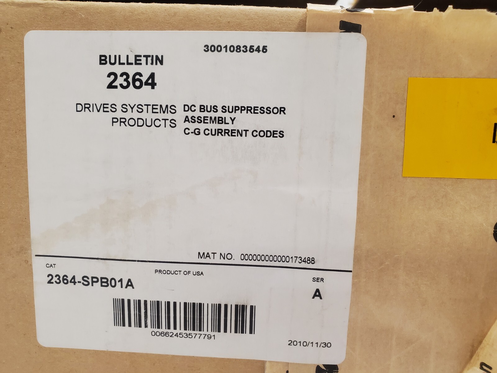 NEW IN BOX! ALLEN-BRADLEY DC SUPPRESSOR KIT 2364-SPB01A