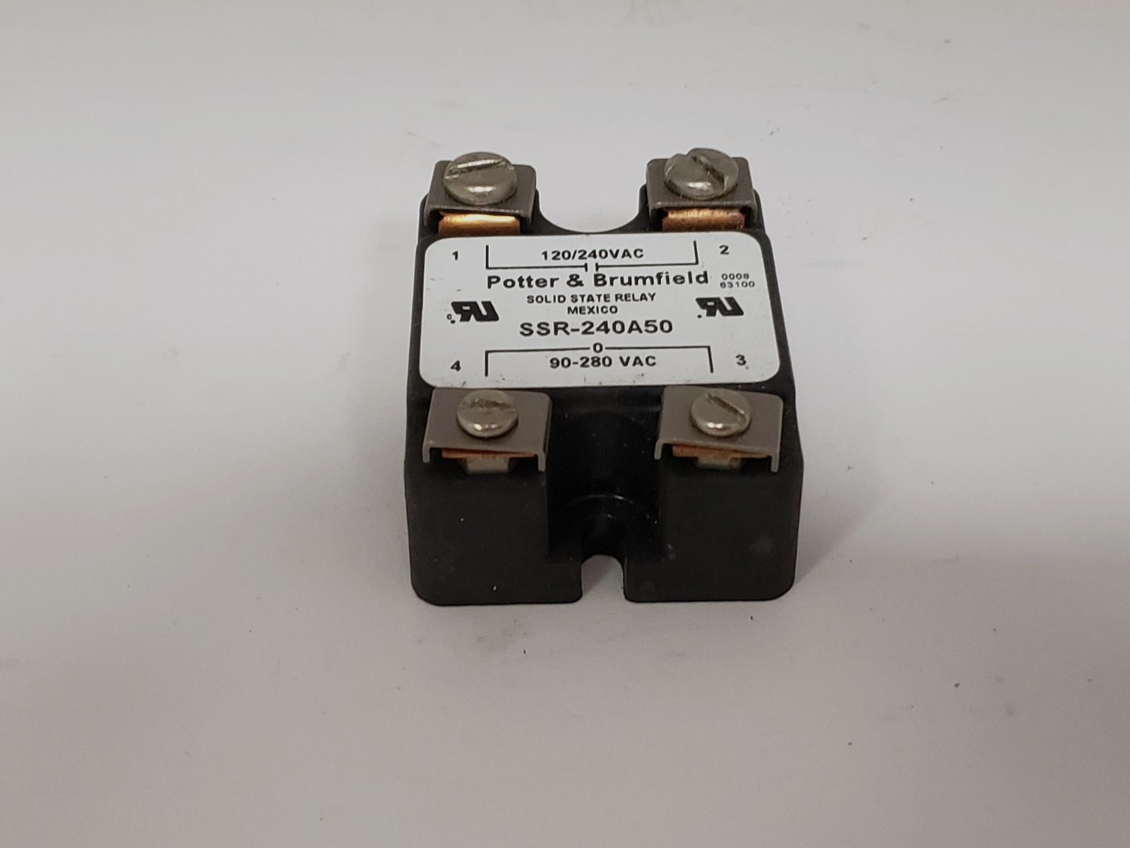 POTTER & BRUMFIELD SSR-240A50 SOLID STATE RELAY 120/240VAC