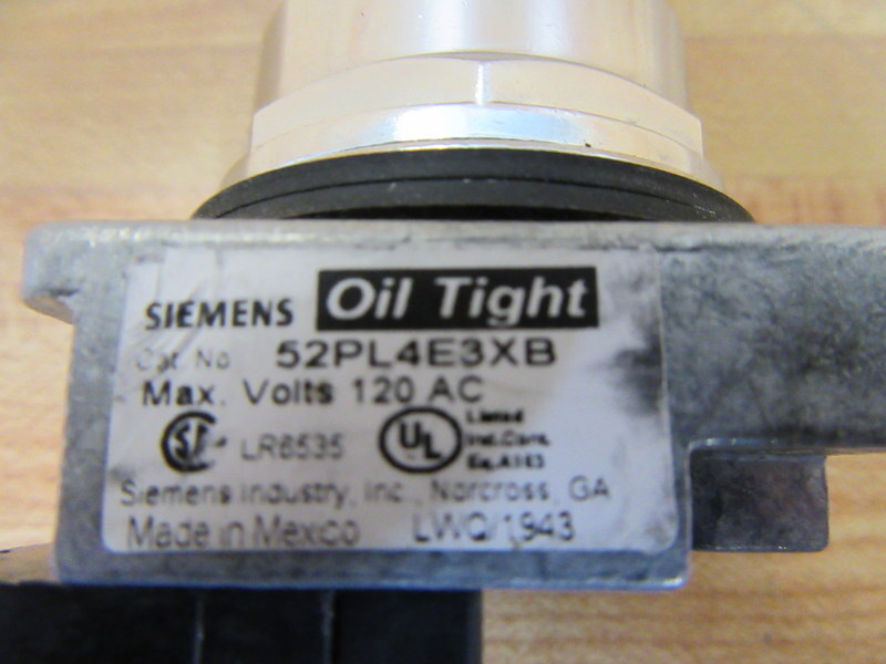 Siemens 52PL4E3XB Pilot Lamp Assembly