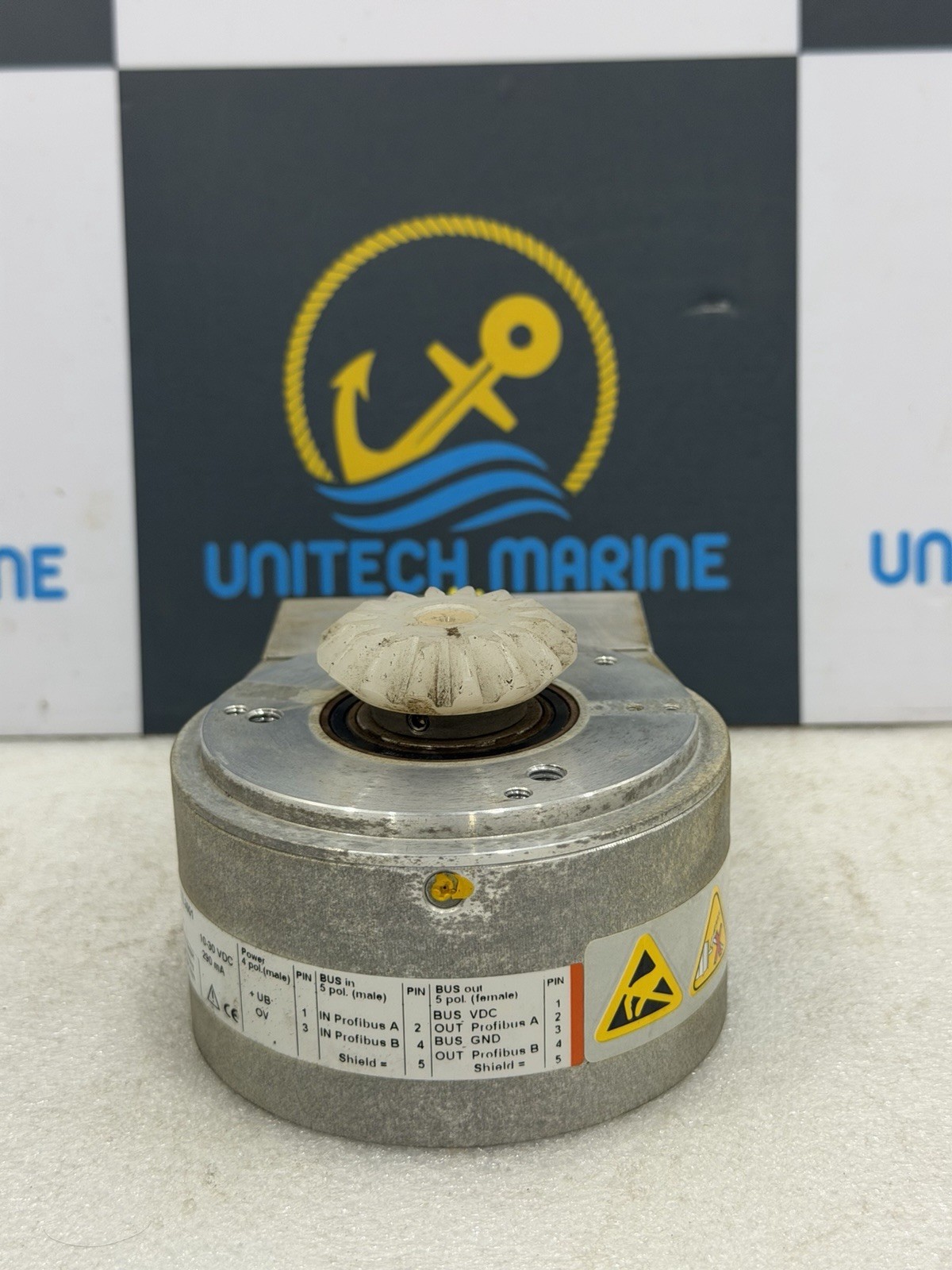Kubler 8.9080.1132.3001 Absolute Rotary Encoder Profibus 10-30VDC