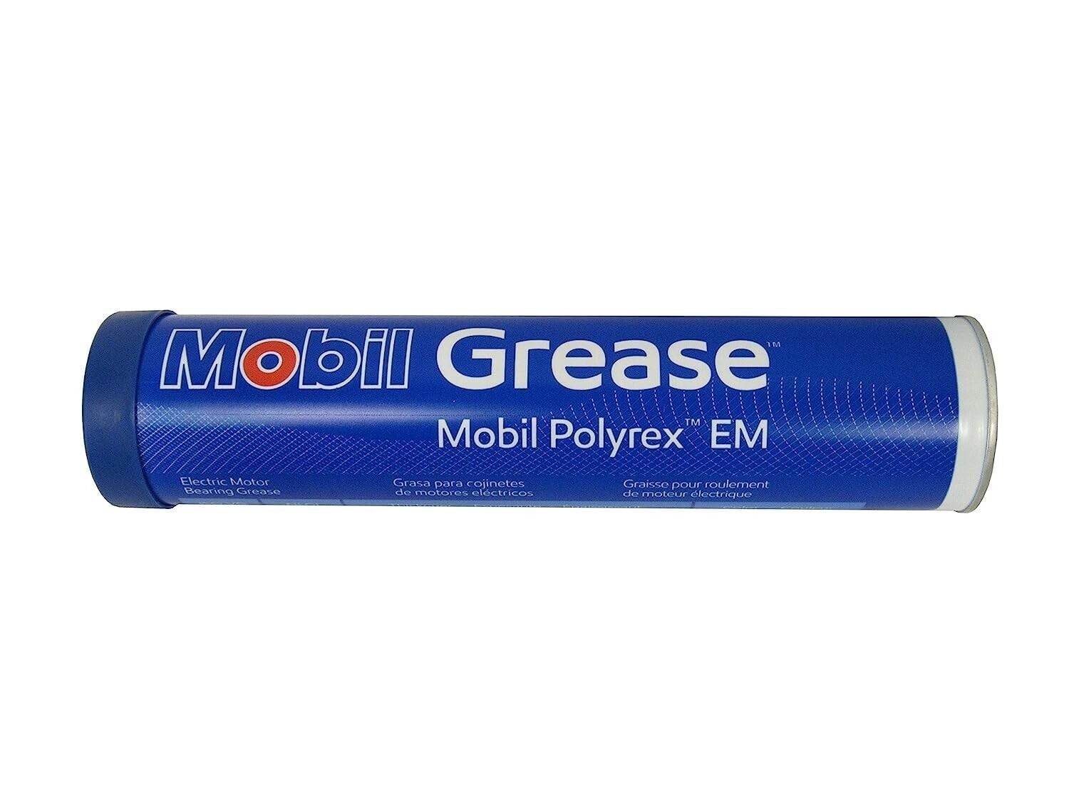 MOBIL Electric Motor Grease NLGI Grade 2 13.7 oz Lithium Complex Blue