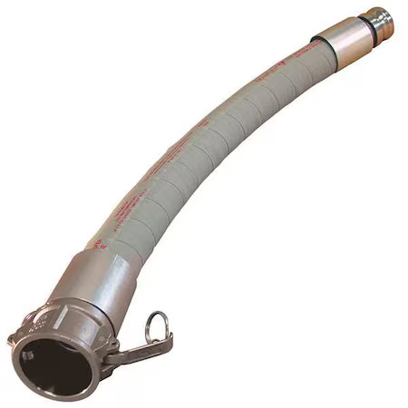 Novaflex 6300Wt-24-10 1-1/2″ Id X 10 Ft Nitrile Food Hose 150 Psi Gy