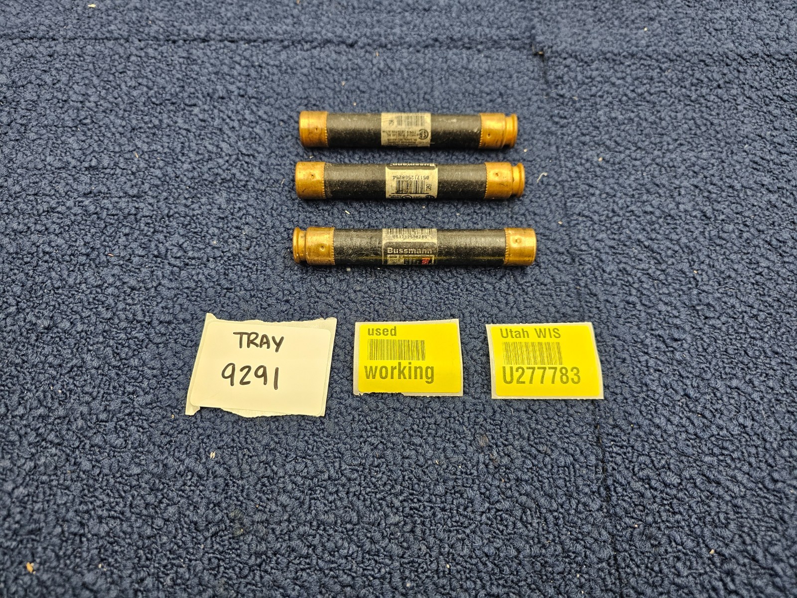 (QTY 3) BUSSMANN FUSETRON FRS-R-7 FRS-R-10 FRS-R-20 Dual Element Time Delay Fuse