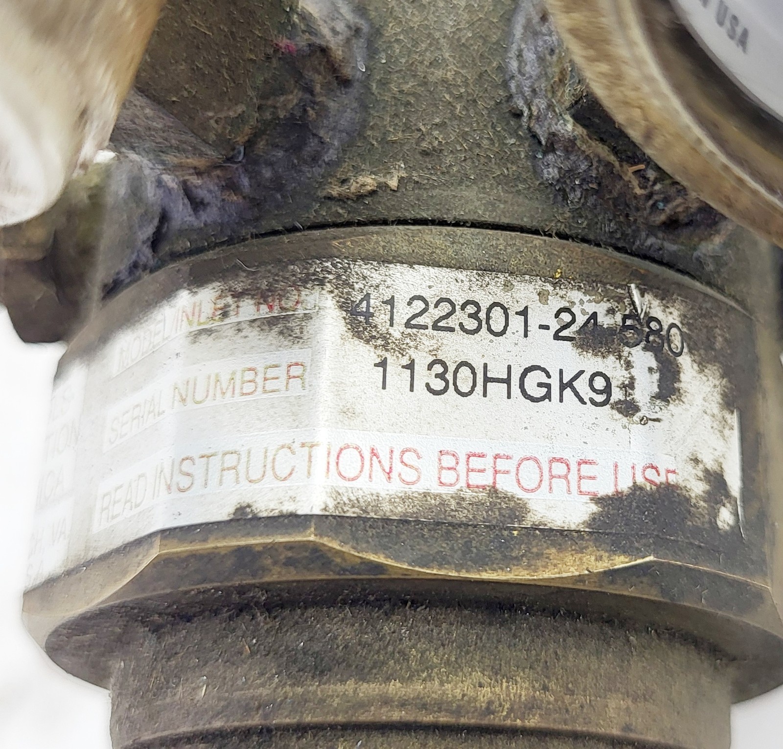 AIR LIQUIDE 4122301-24-580 GAS AIR REGULATOR