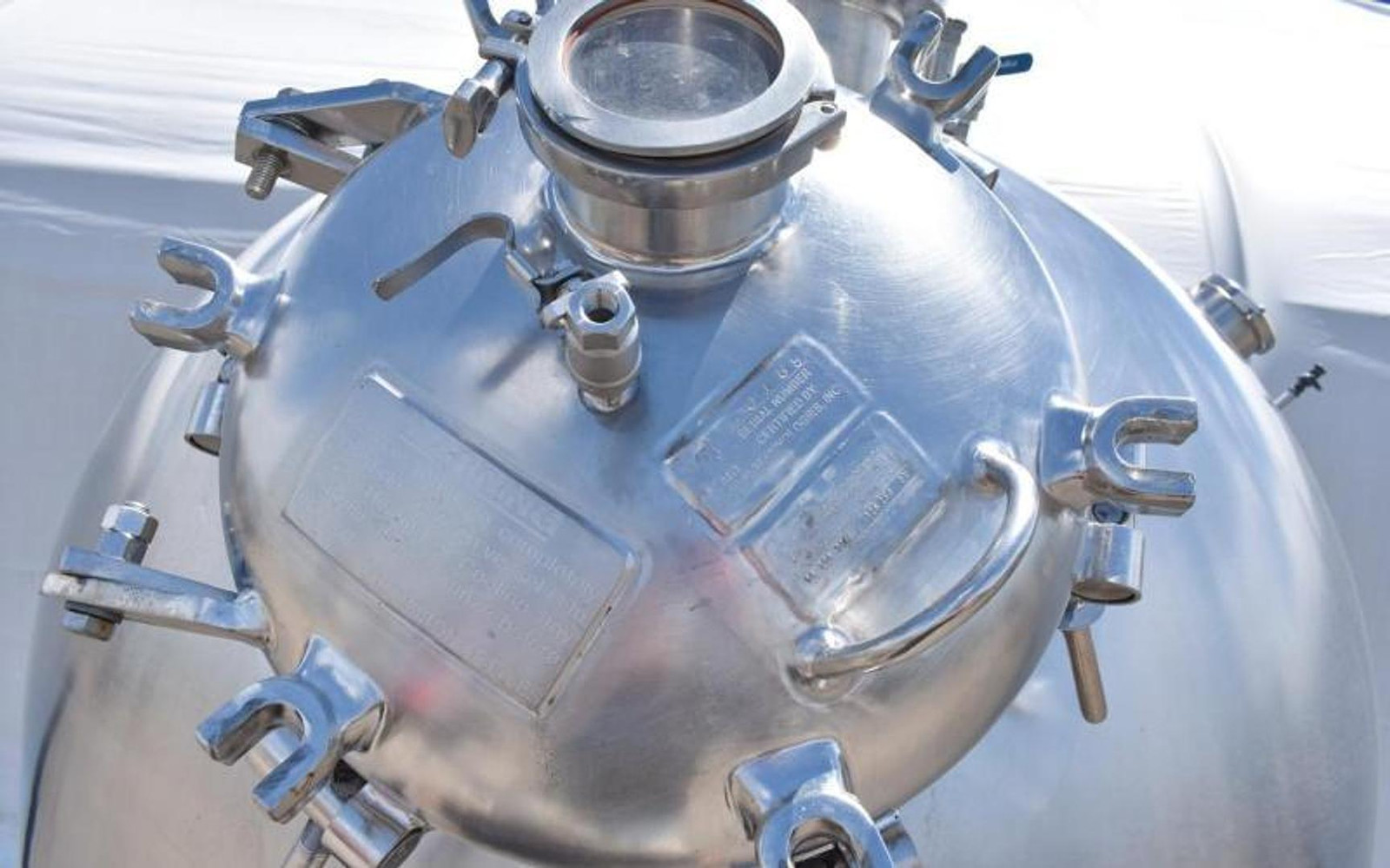 Used Hamilton 500 Gallon Jacketed Tank (Kettle), Full Vacuum / Evaporator