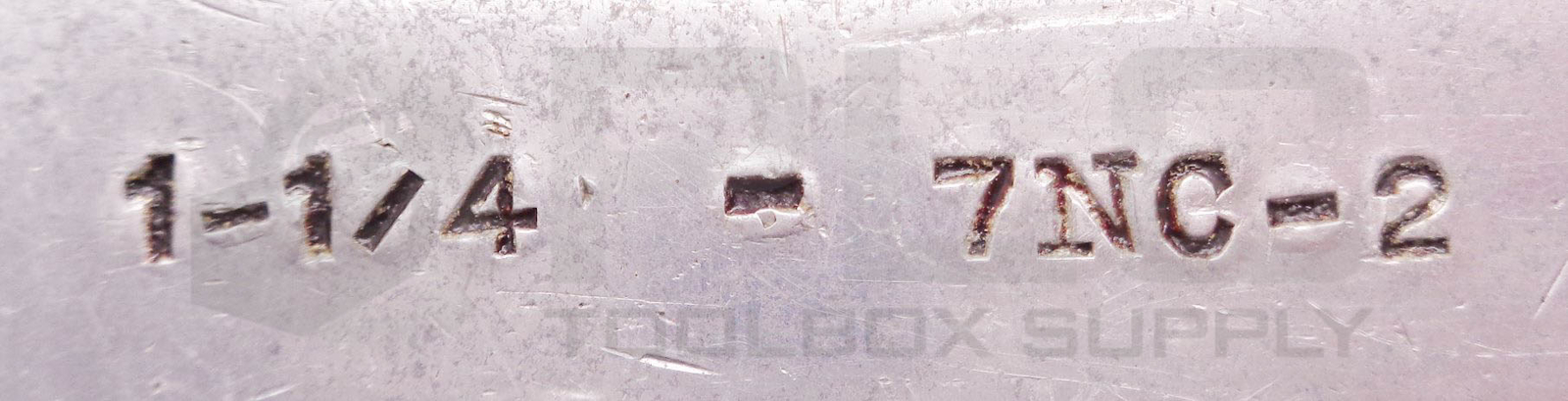 ATLAS 1-1/4-7NC-2 THREAD PLUG GAGE GO PD1.1572 NOGO PD1.1657