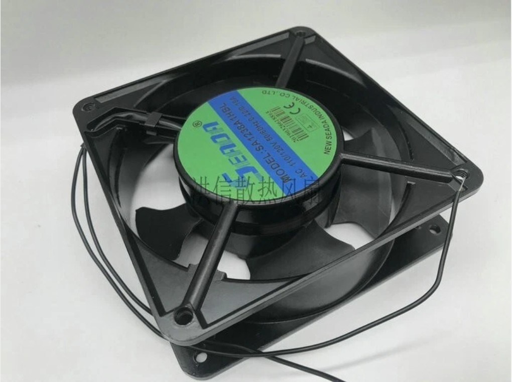 ONE PCS SEADA 12038 SA1238A1HBL 110/120V 0.22/0.19A 120mm AC cooling fan