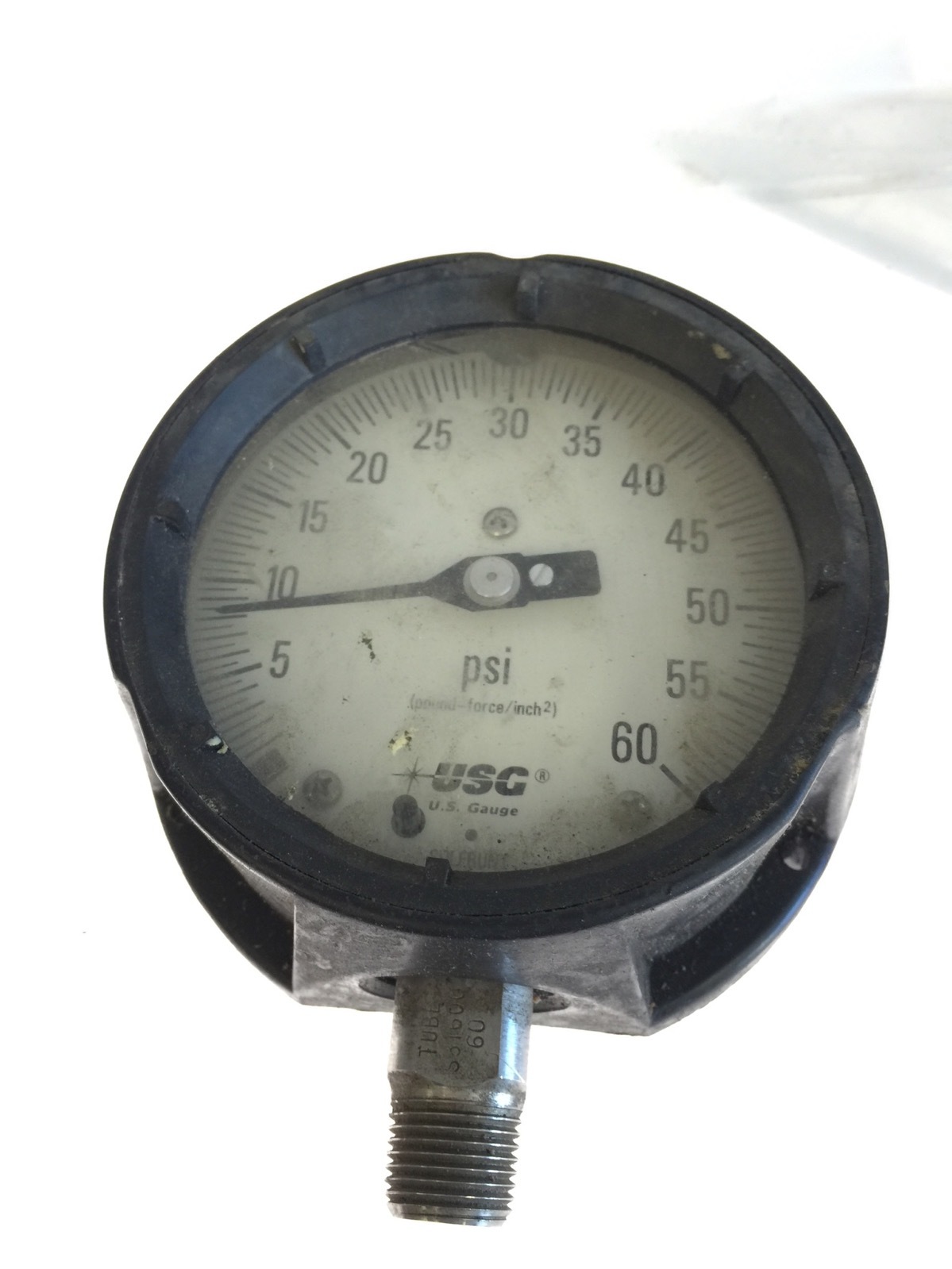 USED USG AMETEK PRESSURE GAUGE, 0-60 PSI, 1/4” NPT, GREAT CONDITION, B121