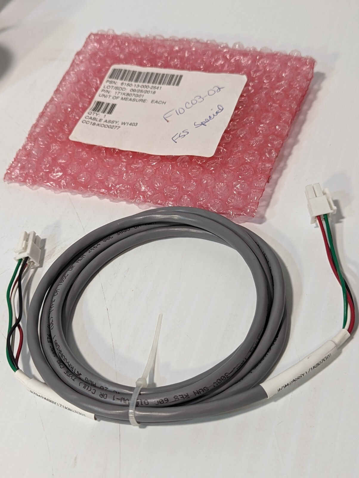6150-13-000-2541 171K807G01 W1403 Cable Assembly