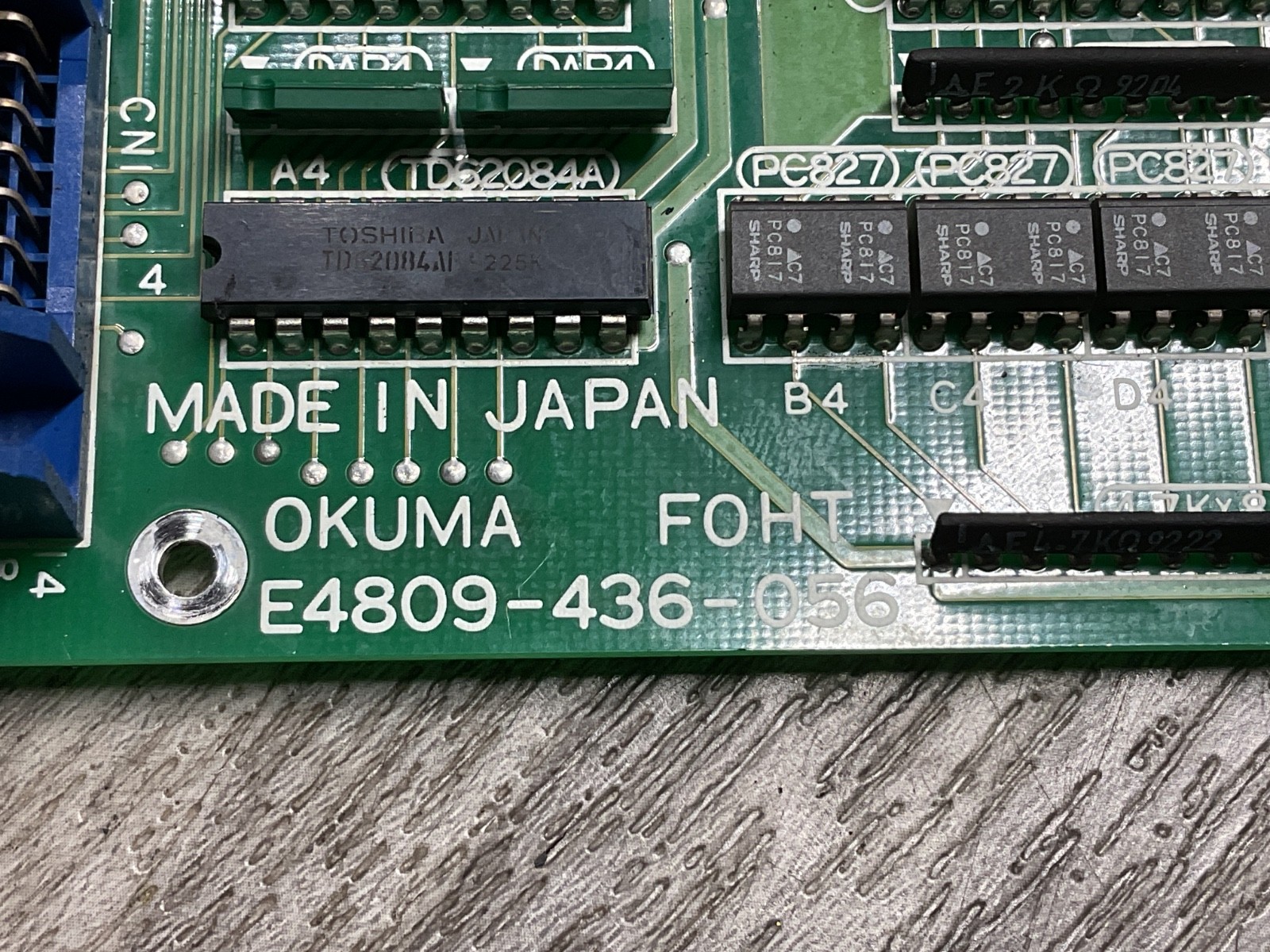Okuma FOHT E4809-436-056 Circuit Board #319M122
