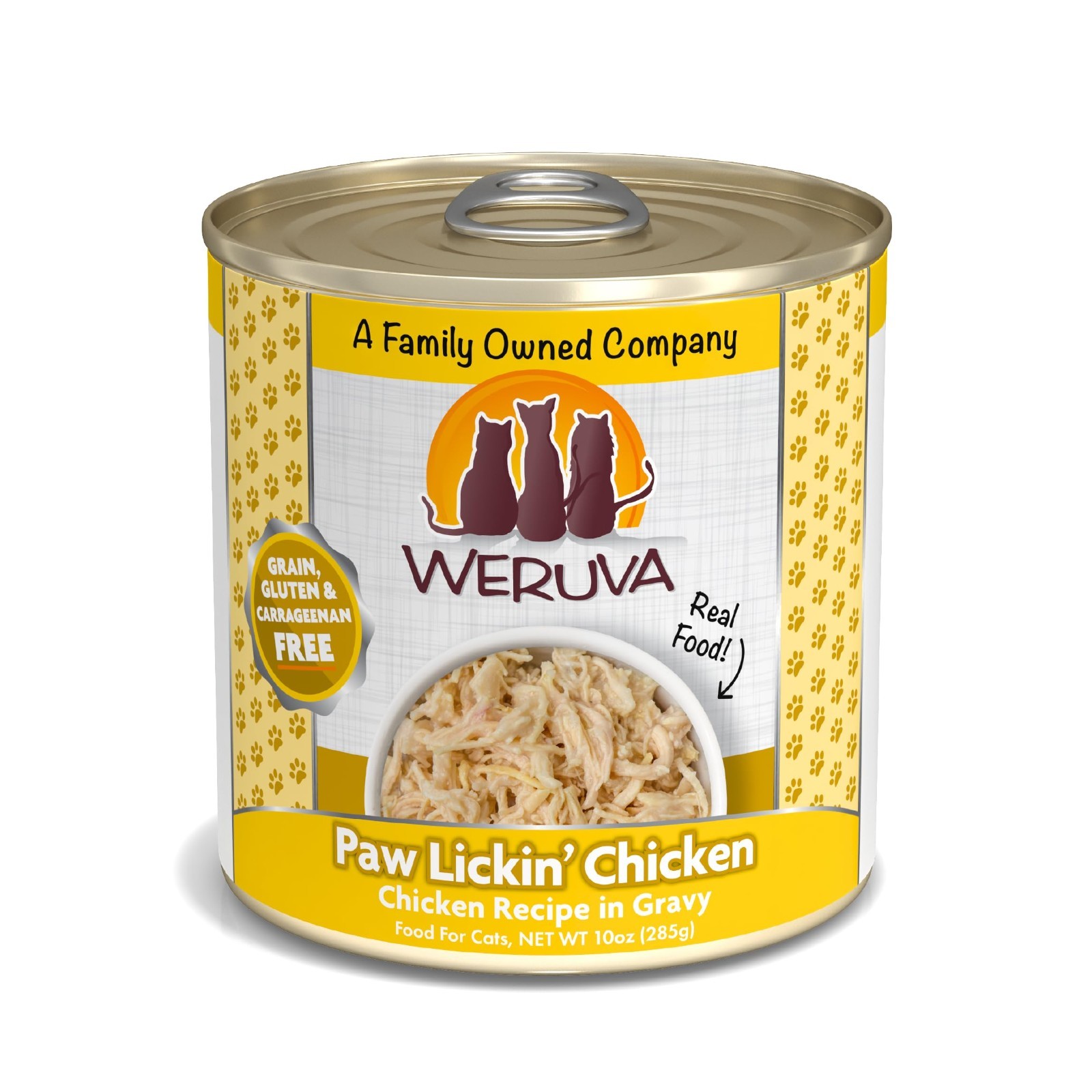 Weruva Classic Cat Food,Paw Lickin’ Chicken w/Chicken Breast in Gravy,10oz-24pk
