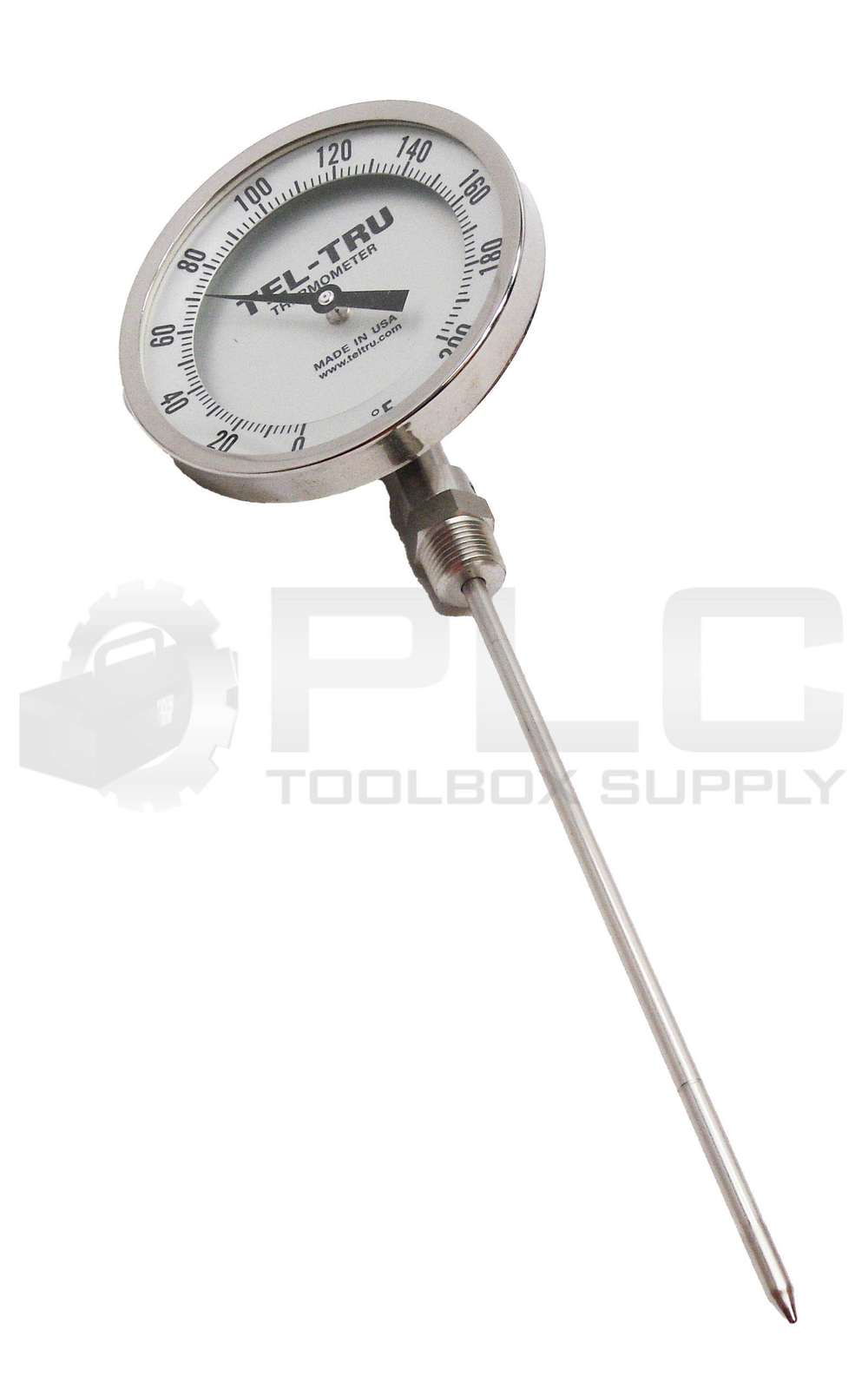 NEW TEL-TRU BC550R BIMETALLIC THERMOMETER 0-200DEG F 1/2″NPT