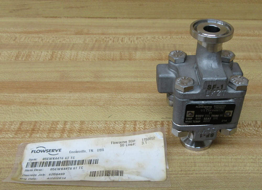 Flowserve 05EWK44T66TTC Ball Valve 12EWK4455TTC
