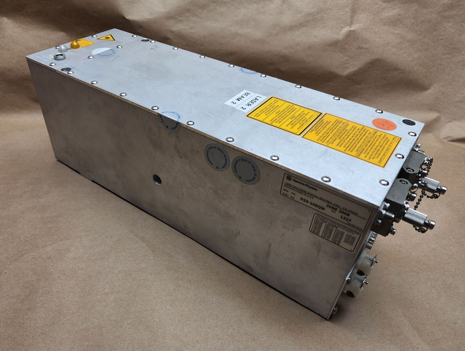 Spectra Physics H10-106QW Industrial Laser Head Unit