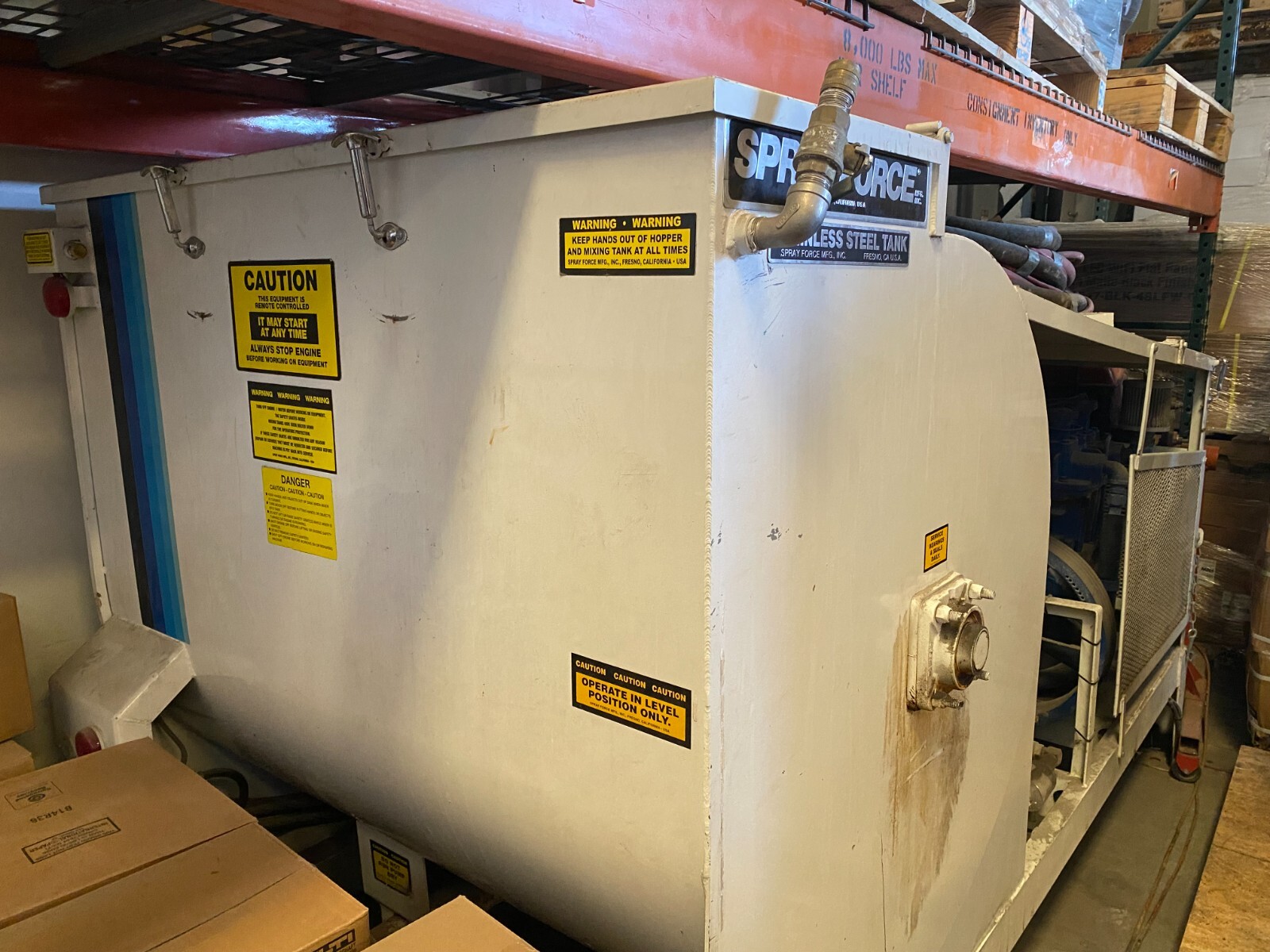 Drywall Spraying Rig, Spray Force Hurricane 350-XR1
