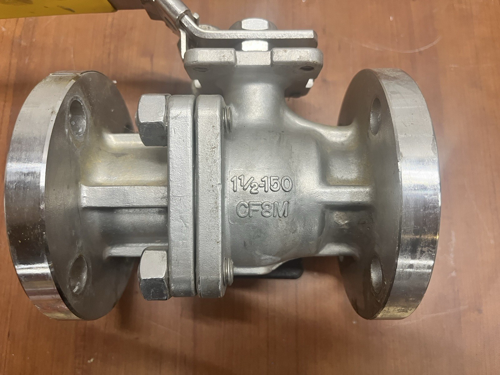 FLOW-TEK SS F15 1-1/2″ stainless VALVE 1-1/2-150 CF8M TFM-1600 275PSI 316 flange