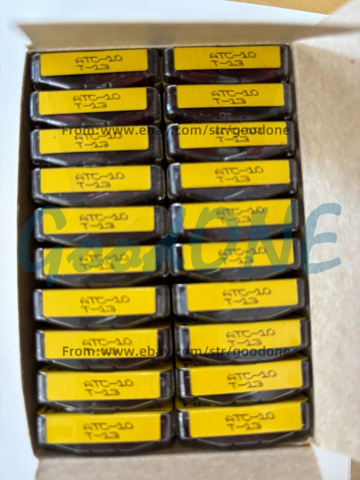 10PCS NEW FOR Bussmann ATC-10 Fuse (Pack of 10)