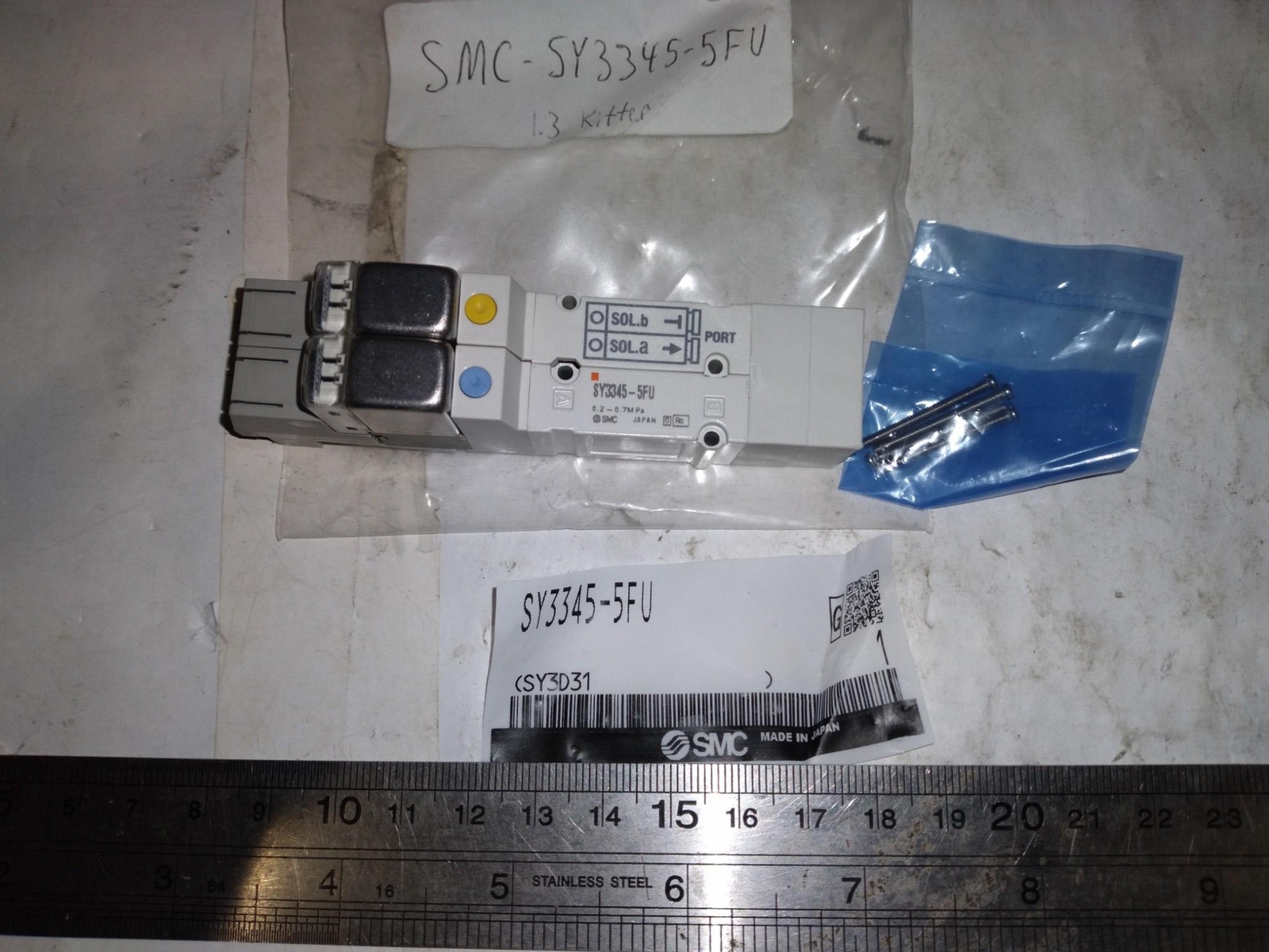 SMC SY3345-5FU 0.2 ~ 0.7 MPA VALVE