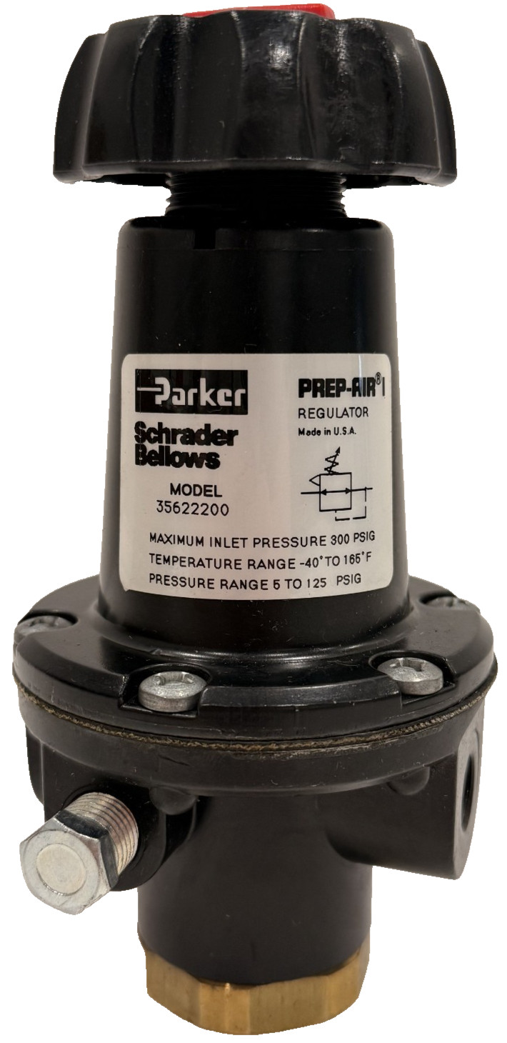 NEW PARKER 035622200 PREP-AIR REGULATOR 6-125PSIG 35622200