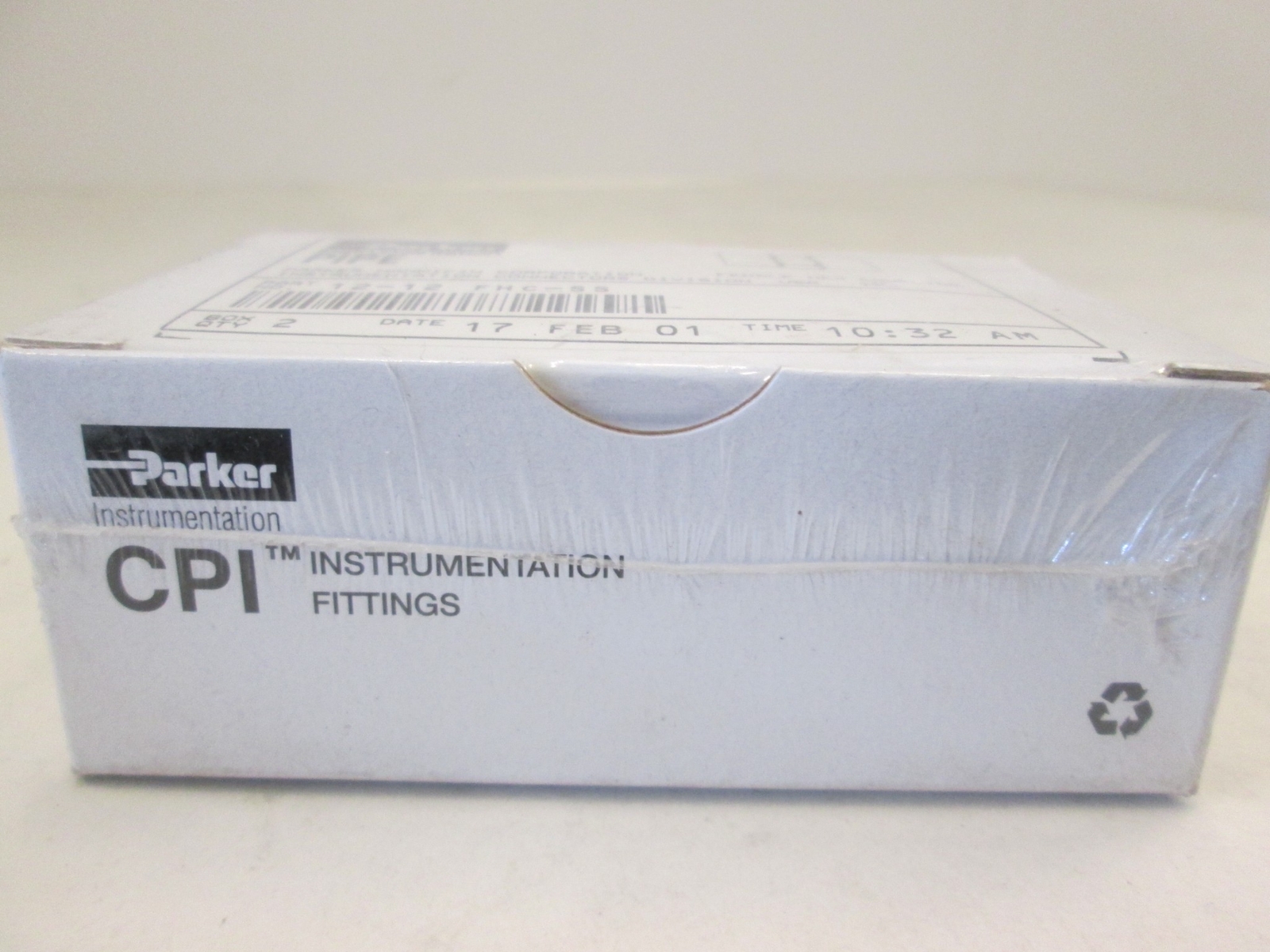 Parker, 12-12 FHC-SS, Female Hex Coupling Box of 2, New, Original Packaging
