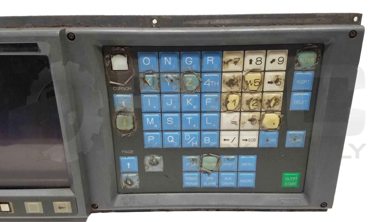 GE FANUC OM PANEL A61L-0001-0090 LCD 9″ COLOR LCD & N860-3127-T030 KEYBORD