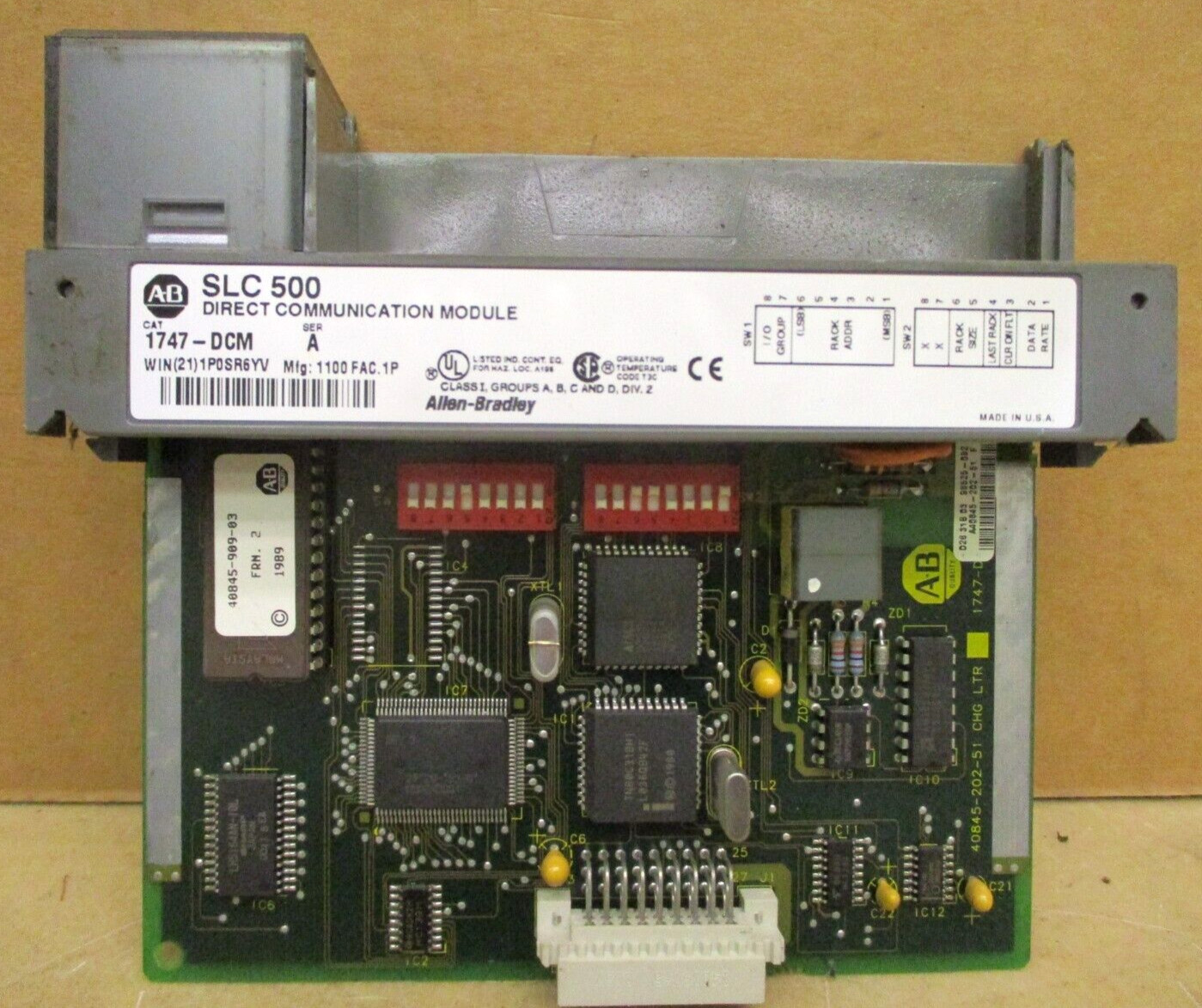 Allen-Bradley SLC 500 1746-P3 Ser A SLC 5/04 CPU 1747-L542 48669GN