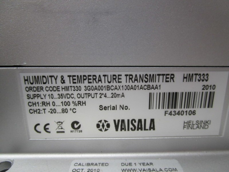 VAISALA HMT333 HMT330 3G0A001BCAX100A01ACBAA1 NSNP