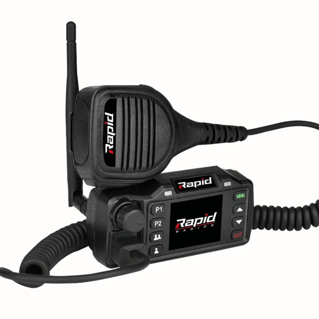 Rapid Radios Nationwide LTE PTT Walkie Talkie Base Car Unit Mobile Radio