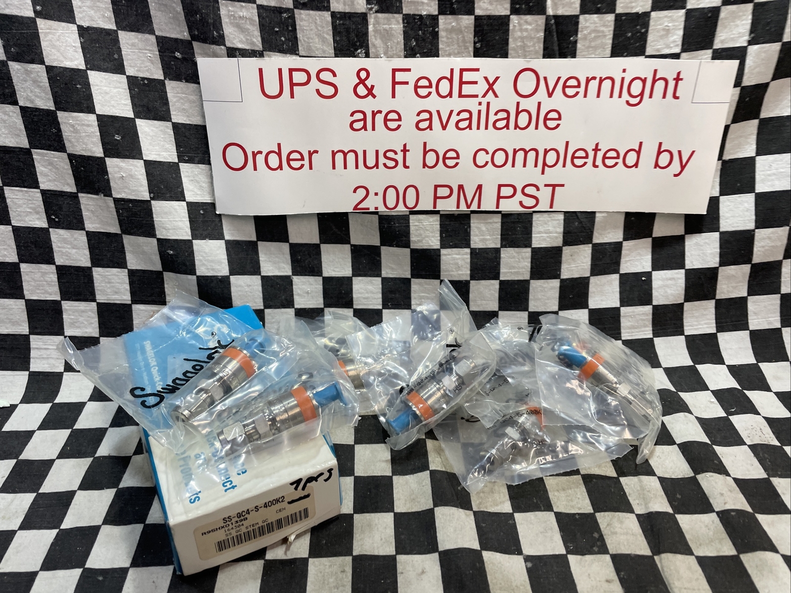 SWAGELOK SS-QC4-S-400K2, SSQC4S400K2, Quick Connect Orange Key 1/4″ , LOT OF 8