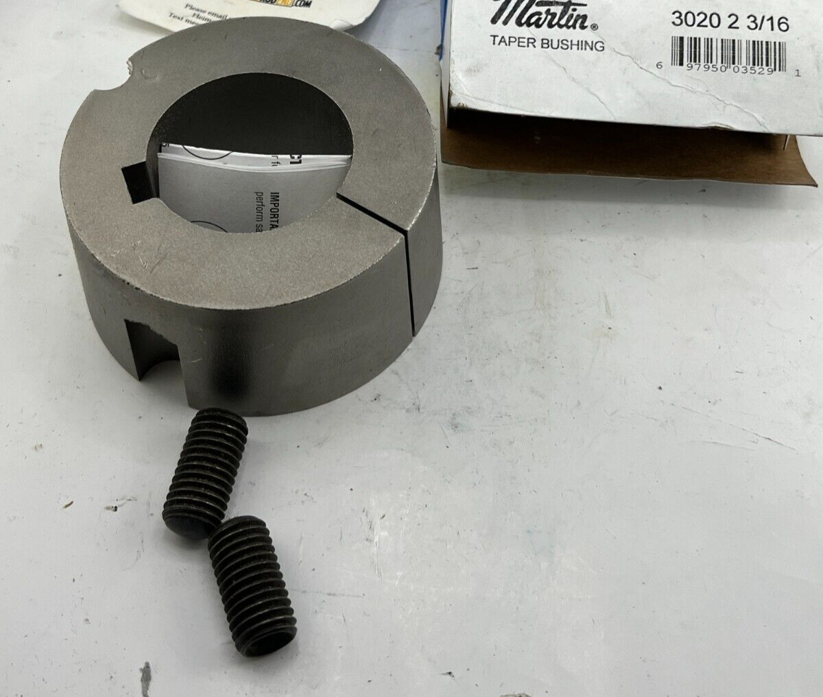 MARTIN GENUINE OEM TAPER LOCK BUSHING 3020 2 3/16 2.1875 in Bore