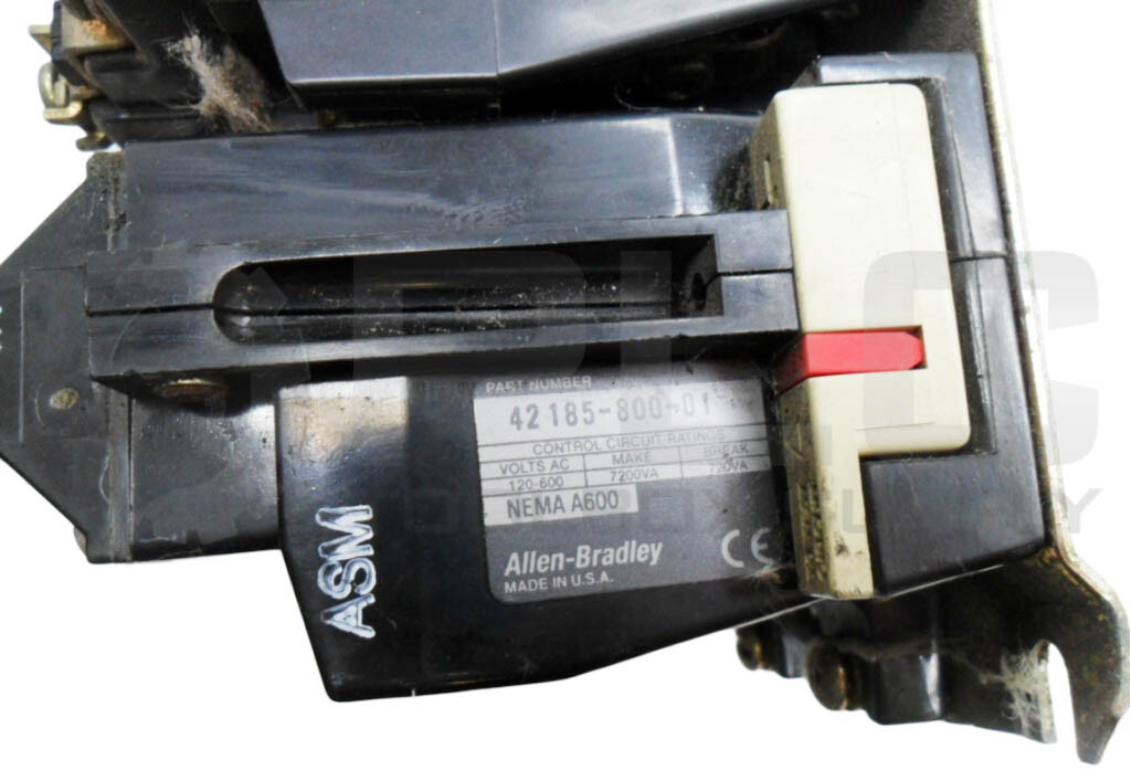ALLEN BRADLEY 509-BOD /B STARTER W/ 42185-800-01 W/ CB236 W/ 595-AA /C *READ*