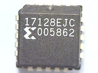 XILINX XC17128EPC20C Qty of 6 per Lot IC SERIAL CFG PROM 128K 20PLCC
